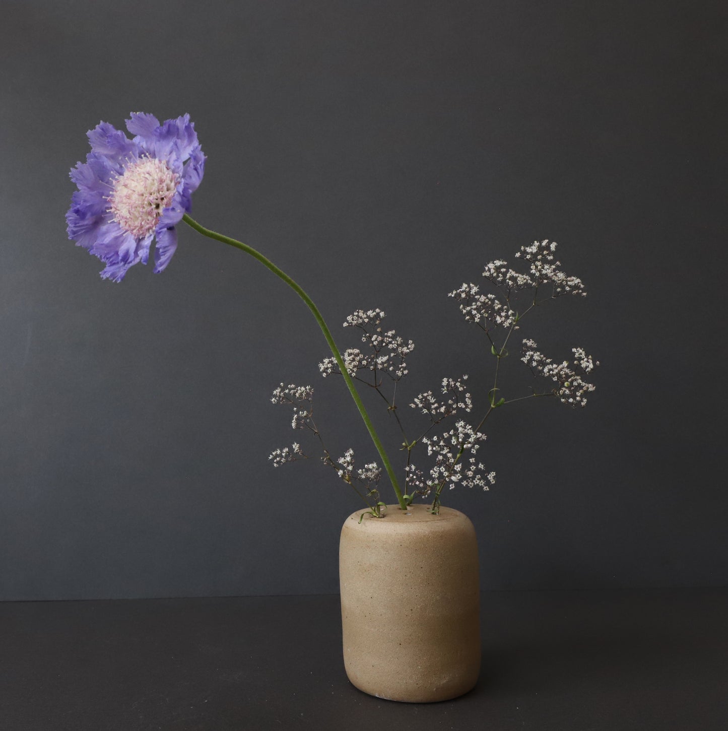 Vase (stoneware flower frog)