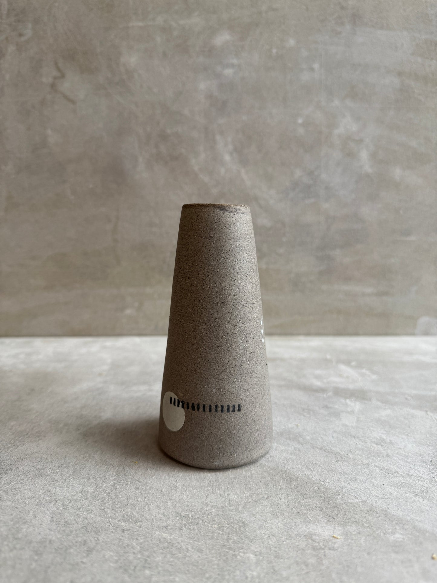 Geometric stem vase